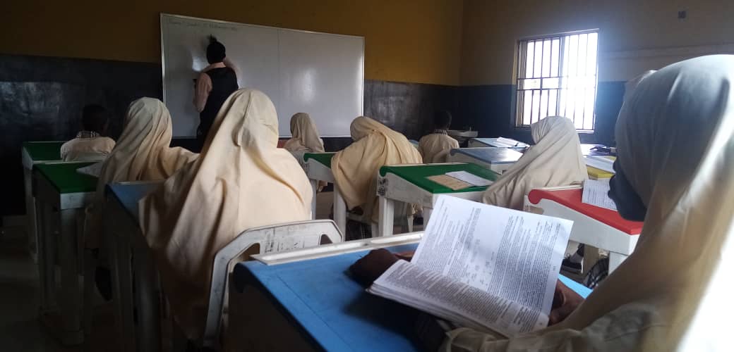 Students in Islamic studies classroom