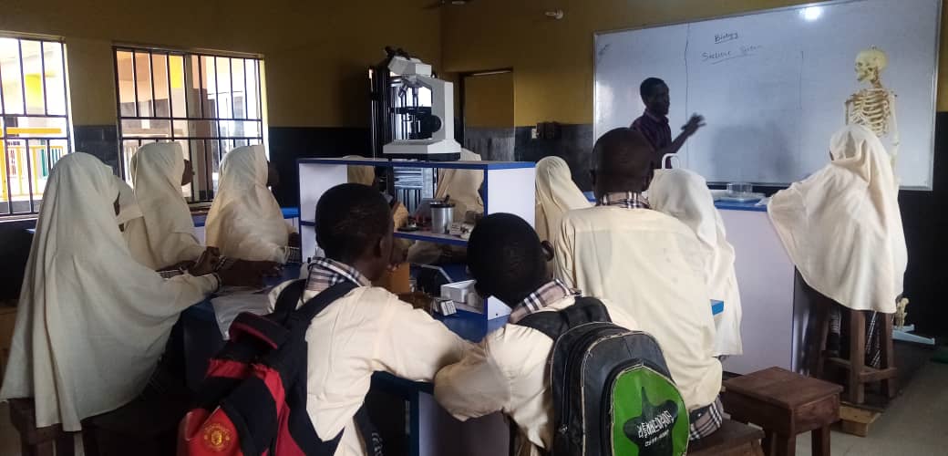 Science lab practical session