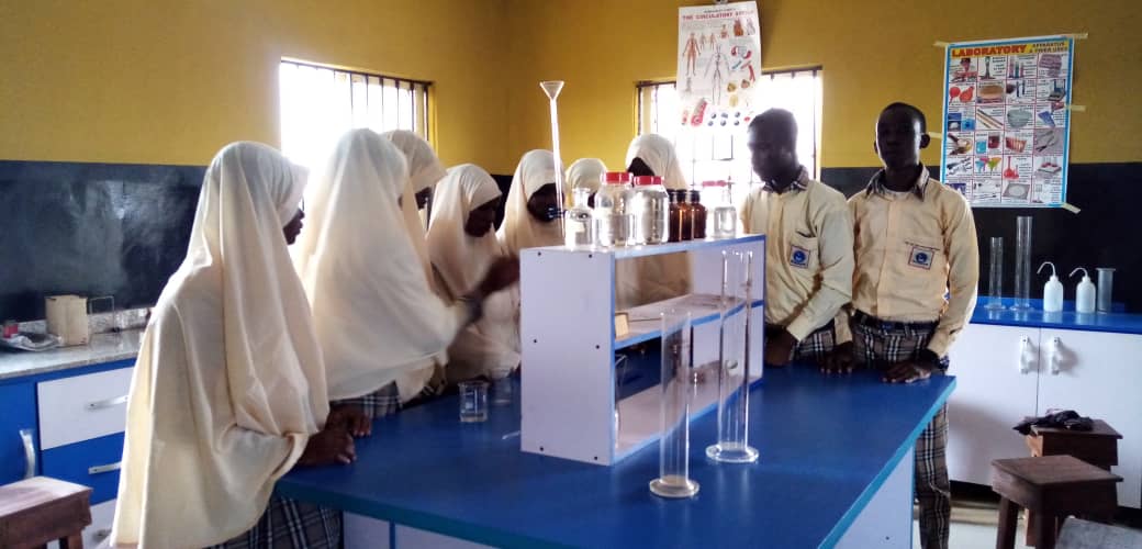 Students in laboratory