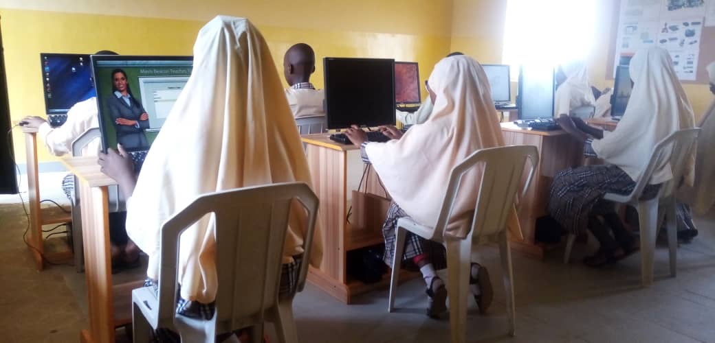 Students in computer lab