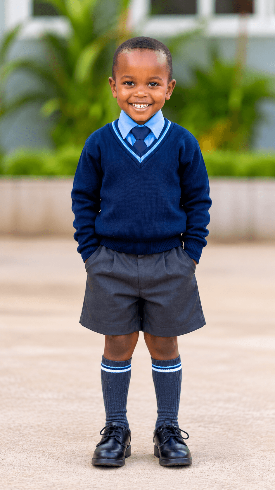 Genius Khalifah Academy pupil in uniform